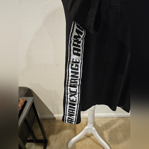 Armani Exchange Men's Polo Shirt Black Sz Large EUC - Picture 3 of 6